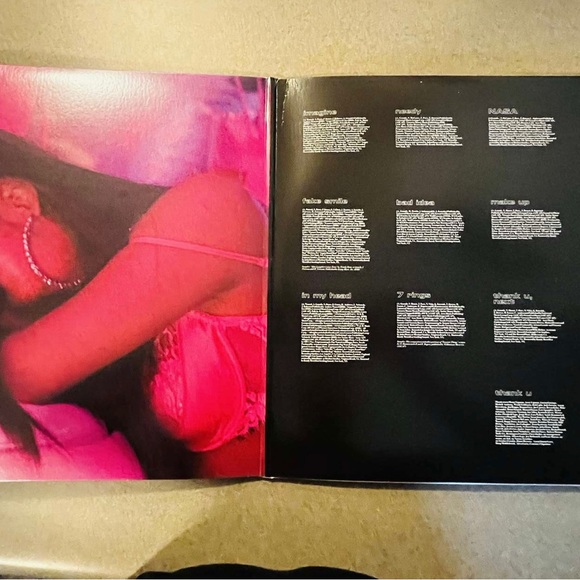 Ariana grande Thank you next Clear vinyl - Picture 3 of 5